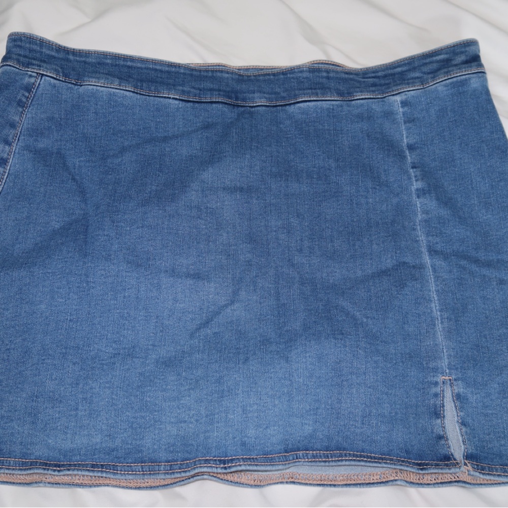 american eagle denim skort